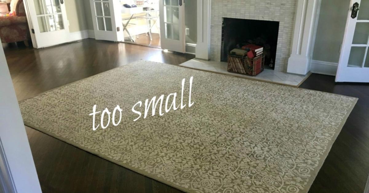How To Avoid Buying A Rug That's Too Small